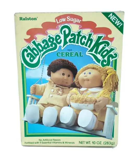 1985 Cabbage Patch Kids ~*EMPTY *~ 10 OZ. Cereal Box | Ralston Purina