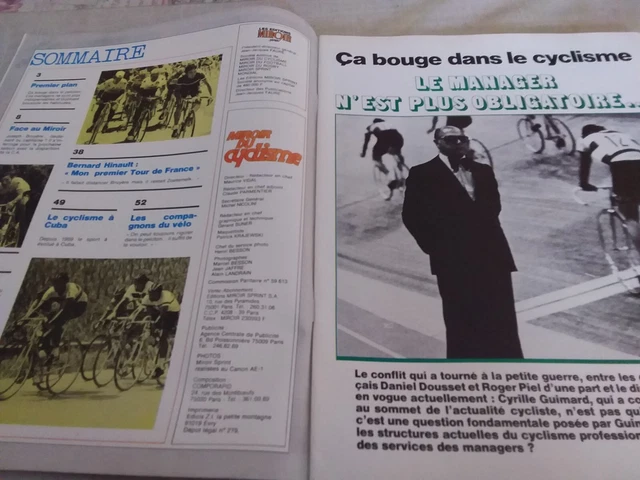 POSTER PHOTO MIROIR Du Cyclisme 1963 // Jean Stablinski - Signe EUR 19,99 - FR