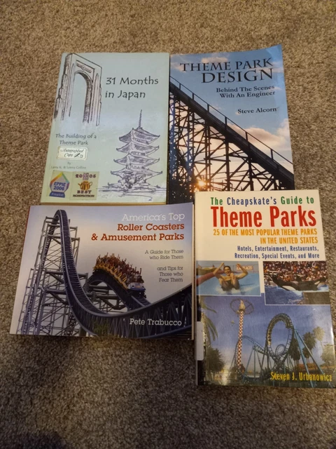 ROLLER COASTER AMUSEMENT Park Book Collection. $15.00 - PicClick