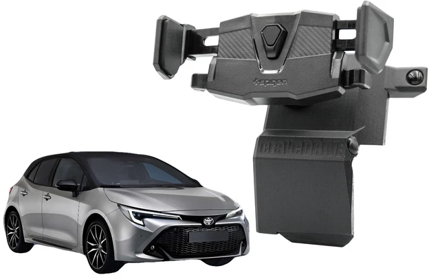 Support Magnétique Téléphone 360° Pour Toyota Corolla XII/Suzuki Swace - Fixation Tableau De Bord, Réglable, Noir