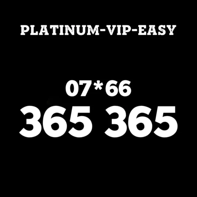 ⭐ Gold Easy Vip Memorable Mobile Phone Number Diamond Platinum Sim Card 365 365