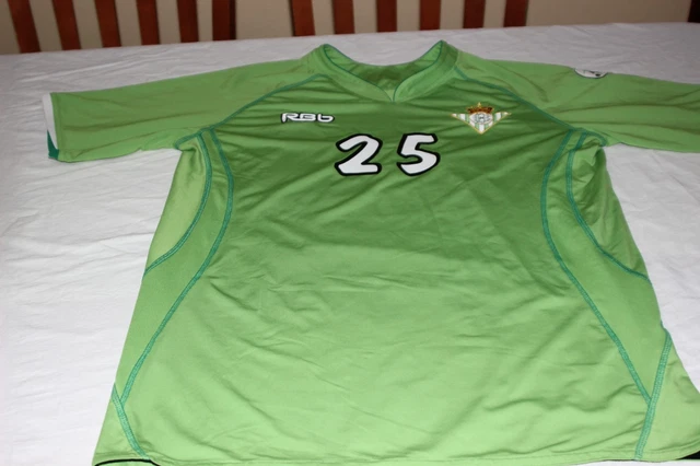 Maillot Real Betis – Marque Rbb – Taille L – Joueur J. Caffa