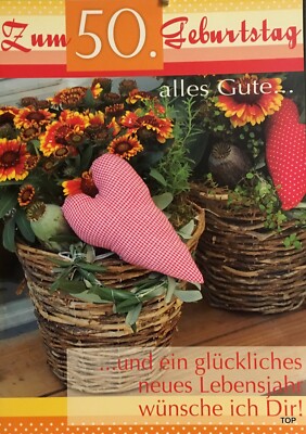 Carte De Vœux XXL Pour Toutes Les Occasions Format A4 Motif