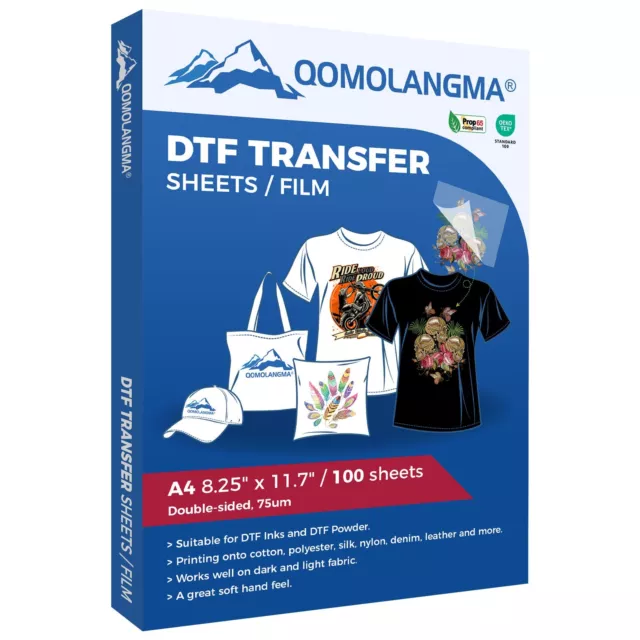 Fugacity DTF Transfer Film 30 Sheets + DTF Powder 200G Kit for DTF