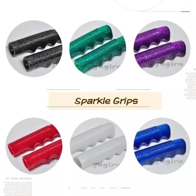 Classic Vintage Beach Lowrider Bike Urban Cruiser Handlebar Sparkle Grips