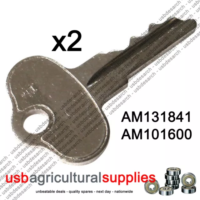 Ignition Key AM131841 AM101600 for John Deere Tractor GT235 GT245