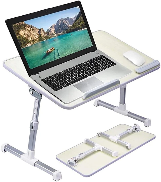 AMAZON BASICS PORTABLE Height Adjustable Desk Top Laptop Table Riser