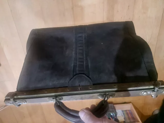 Vintage HEBAMMENTASCHE echt Leder  Arzttasche