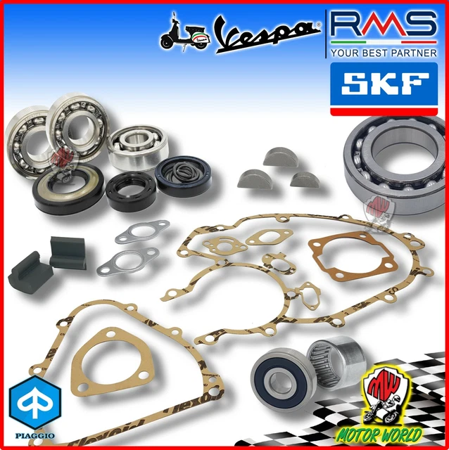 Kit Révision Moteur Ape 50 - Cylindre 102mm + Arbre Moteur Cône 19