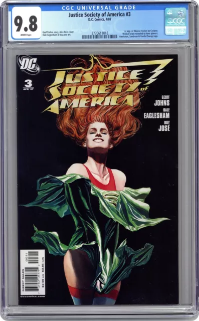 Justice Society of America #3A Ross CGC 9.8 2007 3770611018