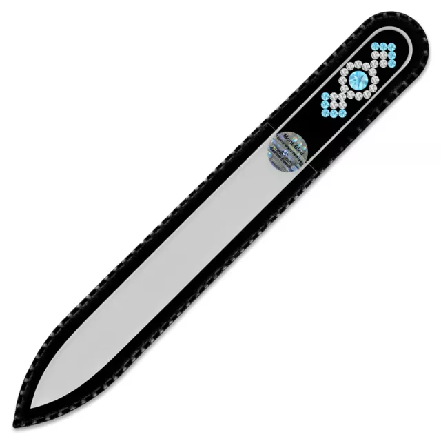 Mont Bleu Luxury Glass Nail File - Quality Crystal Filer for Natural Nails