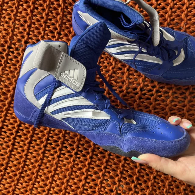 Adidas Speed III Mens Wrestling Shoes Size UK 12 Training Shoes Blue