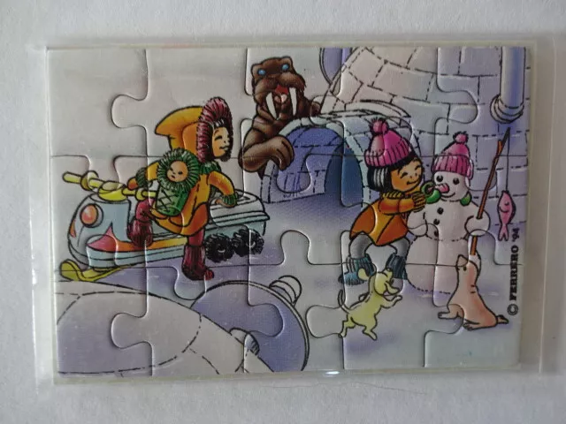 Ü EI Ferrero Puzzle /  1994 - Eskimo Puzzle / Unten Rechts + BPZ