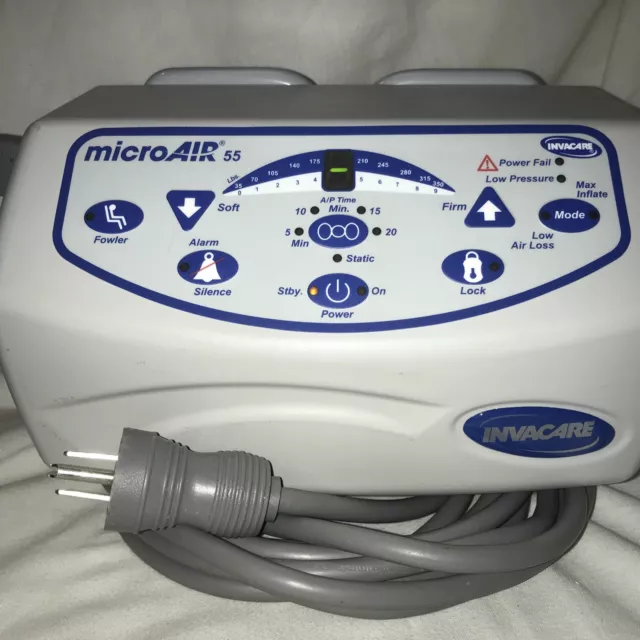 Invacare Microair 55 Alternating Pressure Mattress Pump MA55 Working Tested