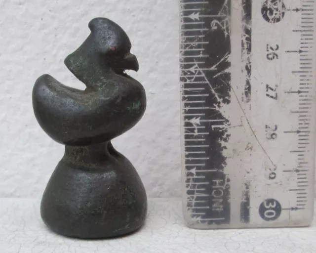 SUPERB! Old Bronze Opium Weight Hamsa Bird 140g