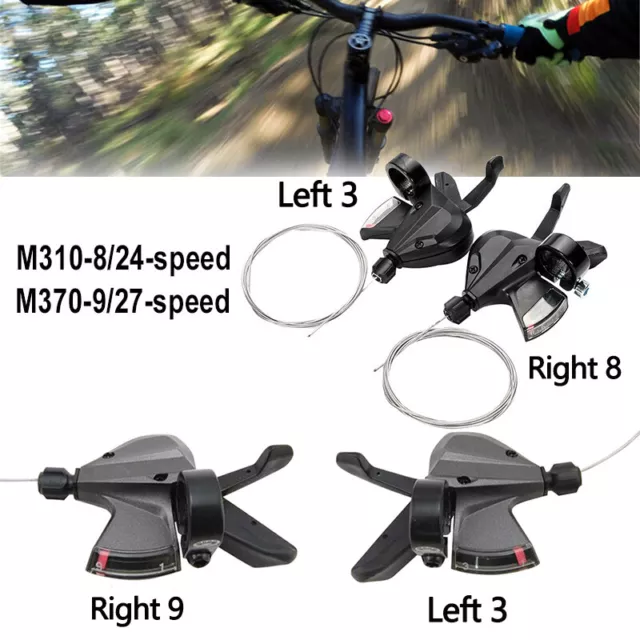 1 Pair Bicycle Shifter 8/9 Speed MTB Mountain Road Bike Gear Levers Transmission