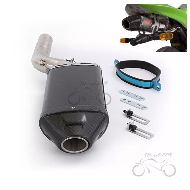 Carbon Exhaust Link Pipe System for Kawasaki Ninja ZX6R 2004 2005 2006 2007 2008