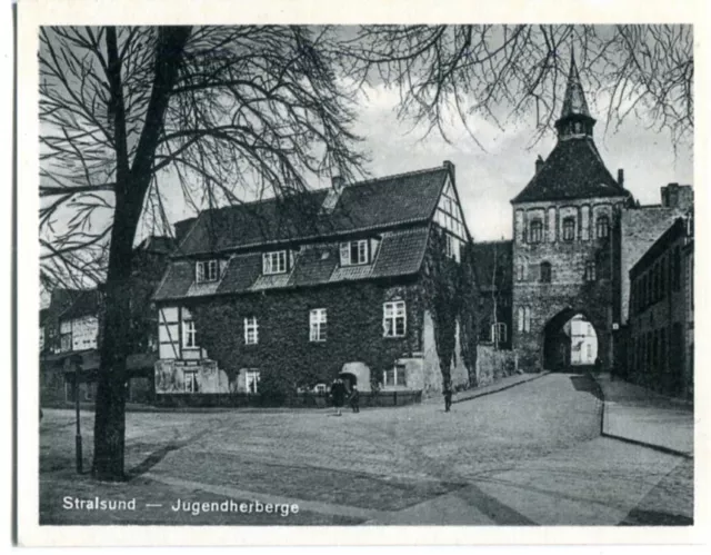 Kauffoto STRALSUND Jugendherberge, Straßenecke 30er