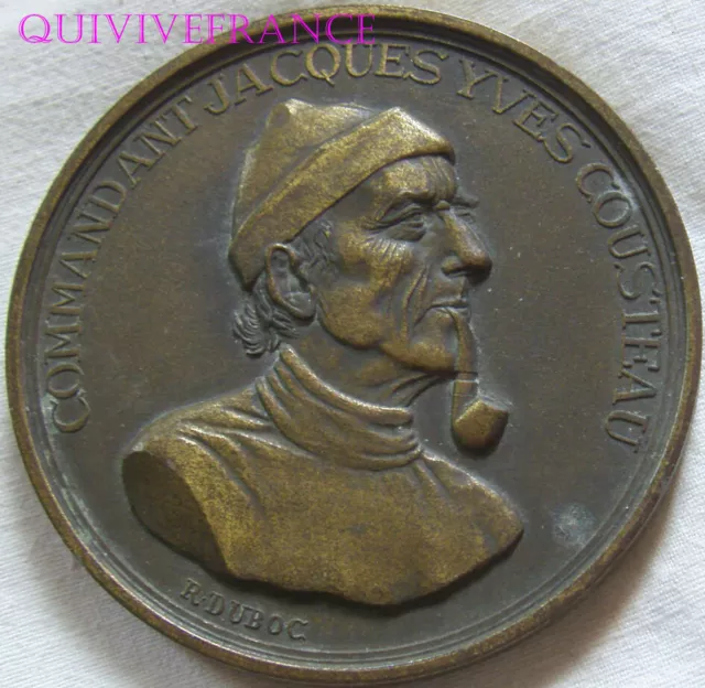 MED12544 - Medal Cdt Jacques Yves Cousteau The Calypso By Duboc