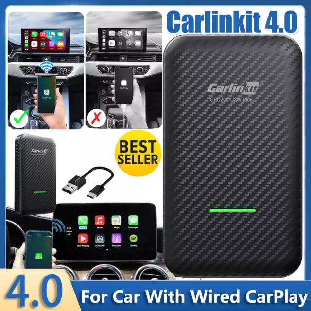 Carlinkit 4.0 for Wireless CarPlay Box Android Auto Dongle Car Player Activator✅