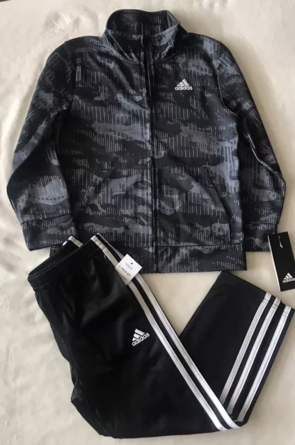 ADIDAS Little Boy’s Tricot Tracksuit Set - Jacket/Joggers Outfit, 2-piece set