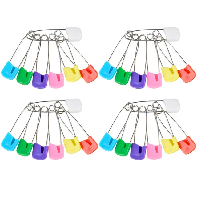 50 Pcs Sicherheitsnadeln Für Kinder 5.5x1.1cm Stahl Baby