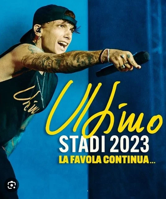Concerto Ultimo - PRATO GOLD - 2 biglietti - 07.07.2023 - Roma