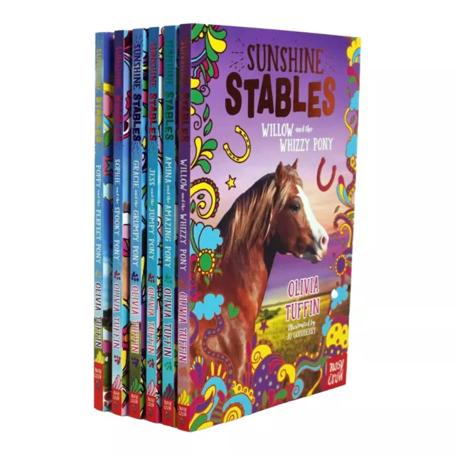 Sunshine Stables Series 6 Books Set By Olivia Tuffin - Age 7-9 - Paperback