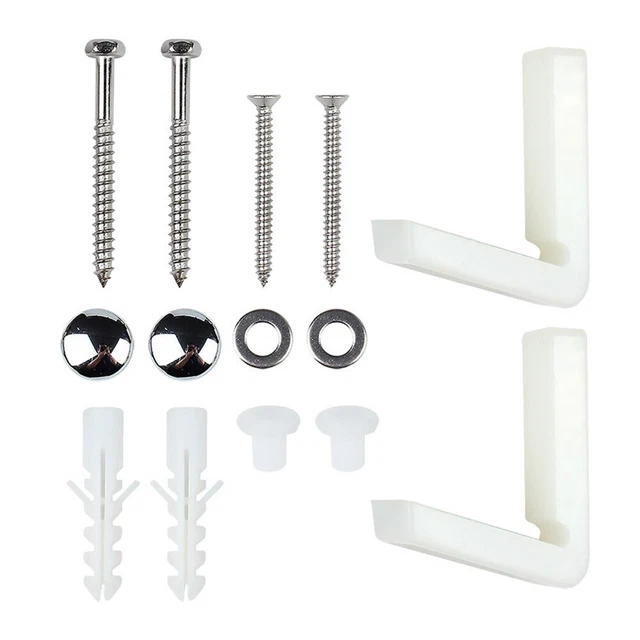 Kit Pièces De Rechange Pour Stores Enrouleurs - Supports En POM, 2,8x1,7x1,7 Cm, Blanc, Facile à Installer