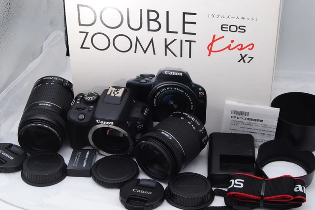 Canon EOS Kiss X7 ダブルレンズセット 一眼レフ 【公式通販】