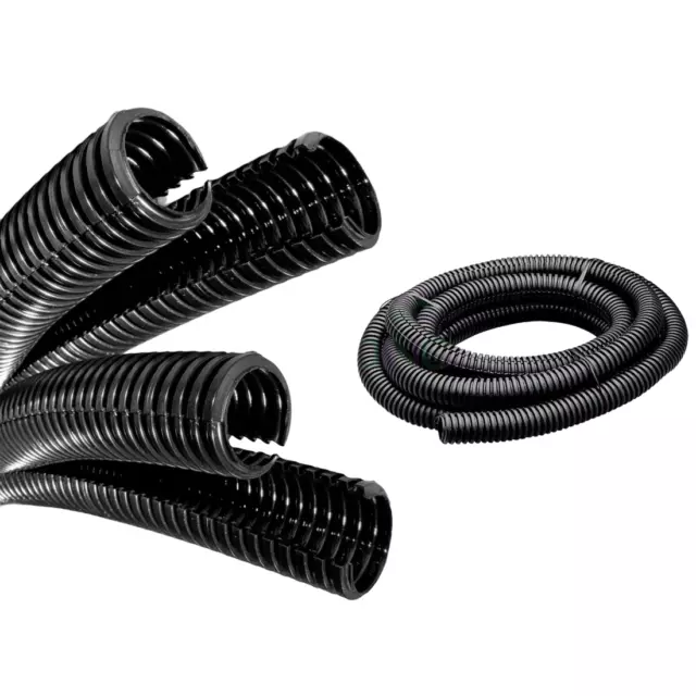 PVC Flexible Cable Conduit Sleeving Spilt UnSplit Protection Tubing Loom Harness