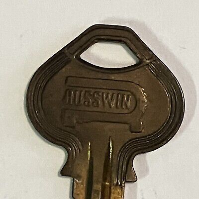 vintage Russwin ornate brass key