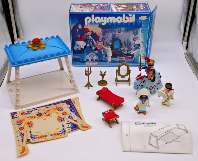 Lot Playmobil 3837 Tente Royale - Univers Médiéval - Vintage - Occasion