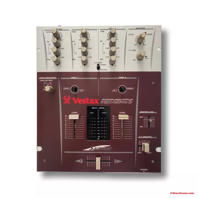 Vestax PMC-05 Pro D Samurai Reproduction Faceplate