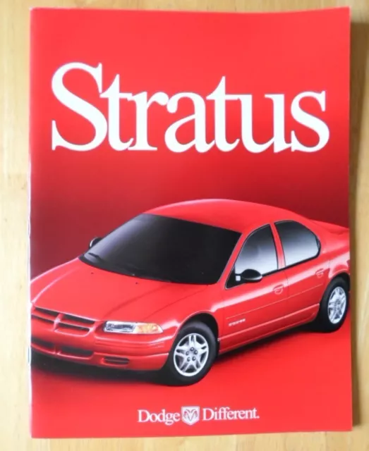 DODGE STRATUS RANGE orig 2000 Large Format USA Mkt Sales Brochure