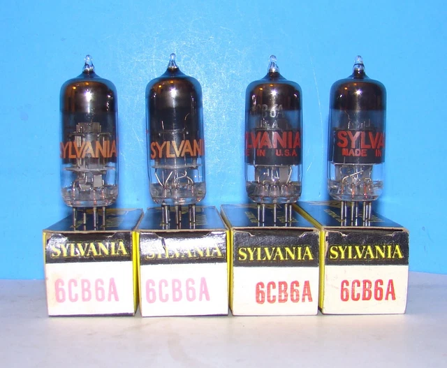 Tubes Électroniques NOS (New Old Stock) 6CB6 / 6CF6A - Neufs Dans Leur Emballage D'Origine