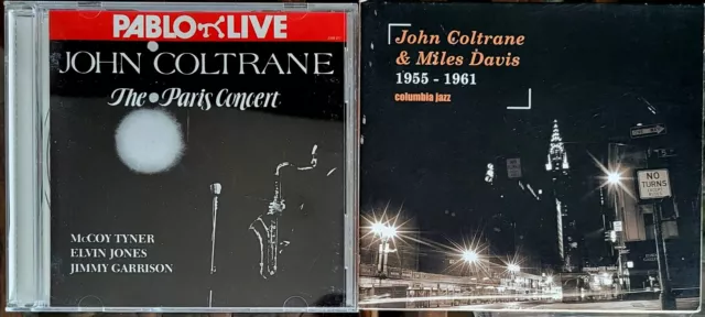 John COLTRANE - Miles DAVIS lot de 2 CD  voir photos JAZZ