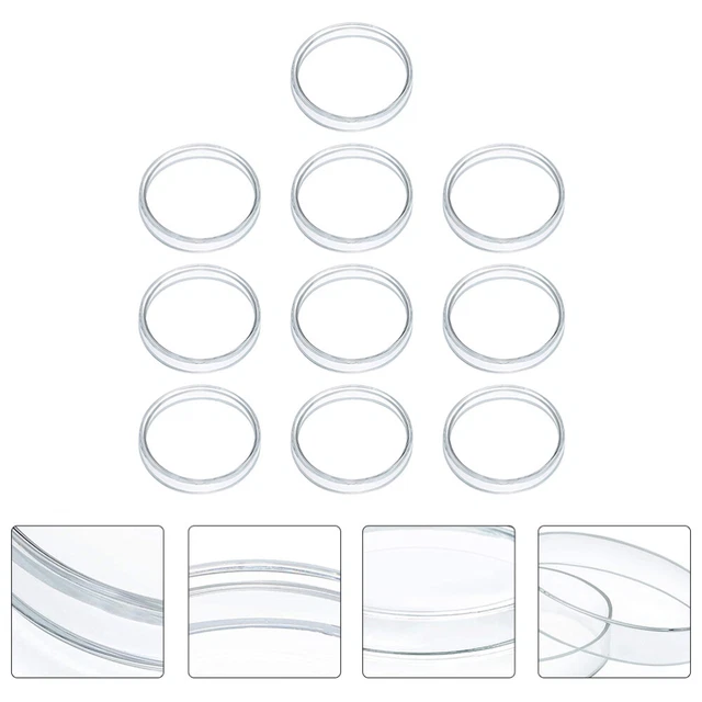 10 Pcs Petri Dish Rack Borosil Petri Plate Laboratory Petri Dish