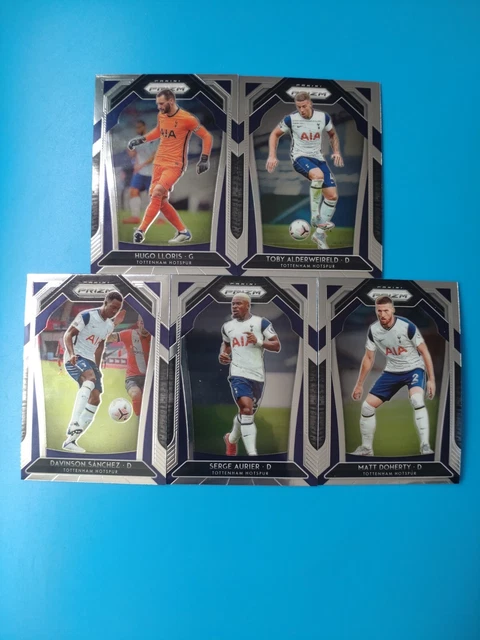 2020-21 Panini Prizm Premier League Tottenham Hotspur 15 Card Base Set