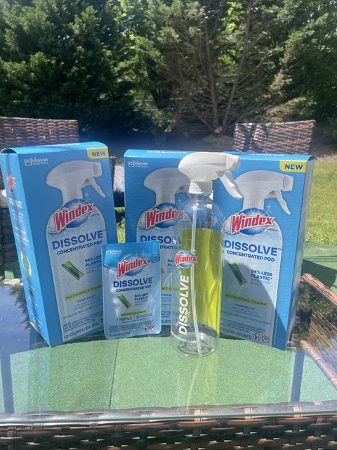 Windex Dissolve Multi-Surface Concentrated Pod Starter Kit 400 Windex Dissolve