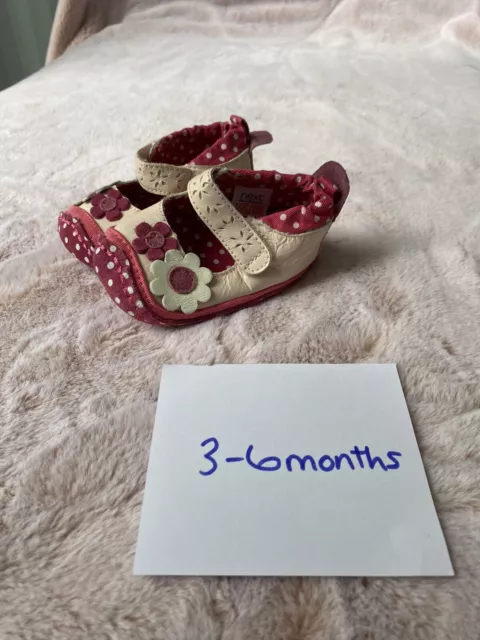 Girls Toddler Baby Pink Sandal Shoes 3-6 Months