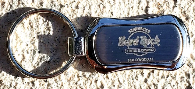 HARD ROCK Hotel & Casino Seminole Hollywood FL keyring key chain keychain