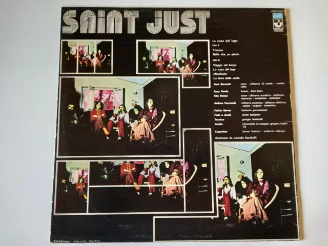 SAINT JUST (  jenny sorrenti ) casa sul lago  LP ORIGINALE  italian prog psych 2