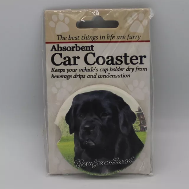 Super Absorbent Car Coaster - Dog - Newfoundland