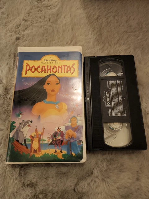 Pocahontas (VHS, 1996) A Walt Disney Masterpiece Film Clam Shell Case