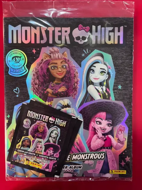 ☆ PANINI - PACK INICIAL MONSTER HIGH - Album y sobres promocionales 2024