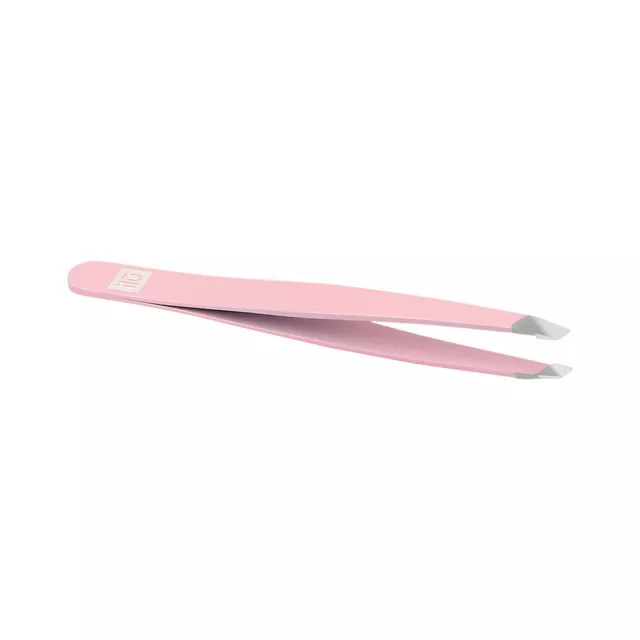 Ilū Make Up Tweezers Slant Pink - pinces à épiler