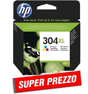 HP304XL colore, ORIGINALE Alta capacita' per HP DJ 3720-30-32
