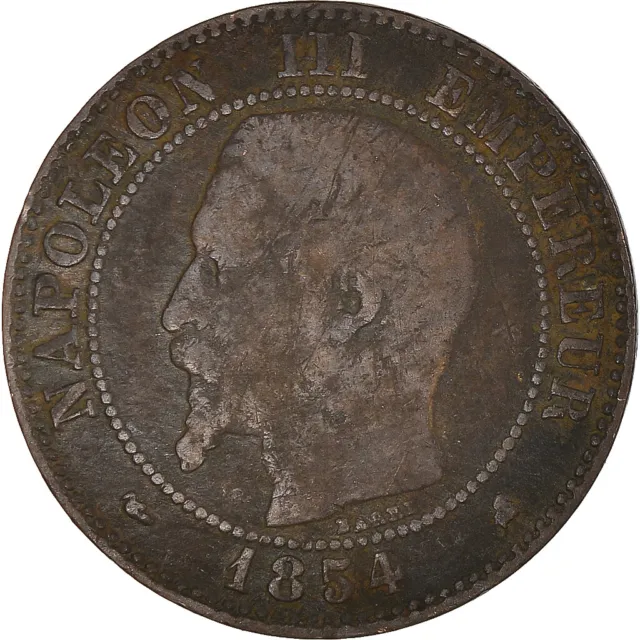 [#1043741] Monnaie, France, Napoleon III, 2 Centimes, 1854, Bordeaux, B+, Bronze