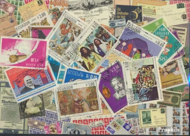 Briefmarken Ecuador 25 verschiedene Marken